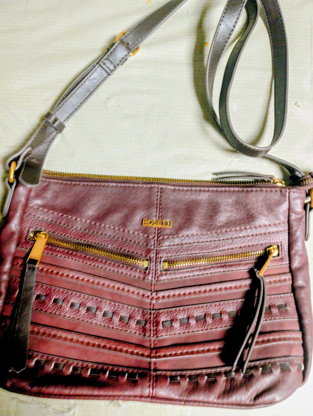 Like new! Rosetti Burgundy Crossbody Bag